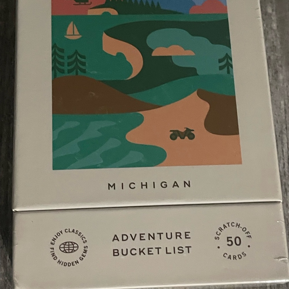 Michigan Adventure Bucket List Scratch-Off Cards